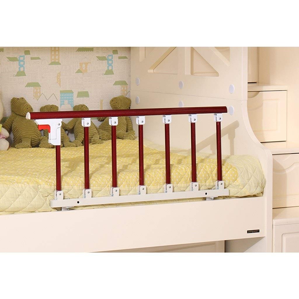 Barandilla de cama plegable para ancianos, protector lateral de seguridad con mango de asistencia, construcción de metal para uso hospitalario o doméstico, pasamanos de noche para apoyo y estabilidad