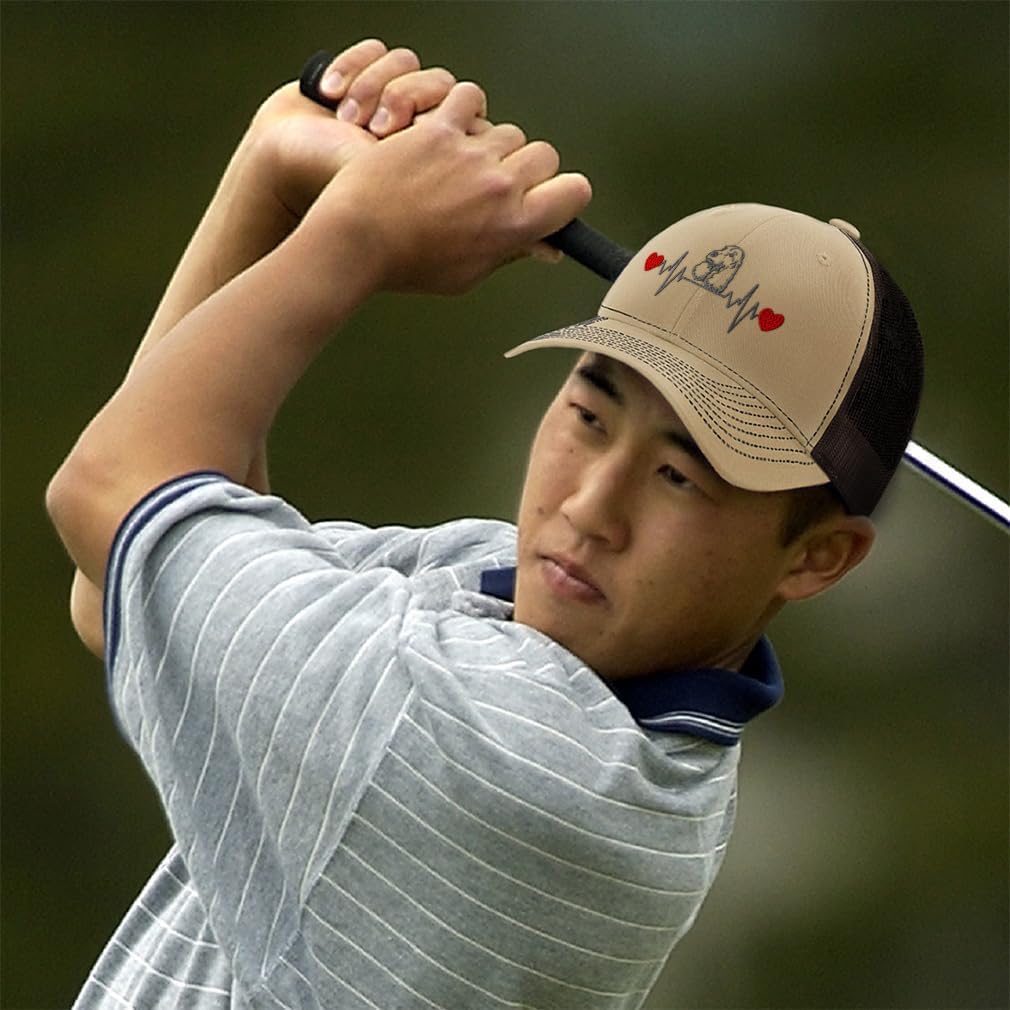 Custom Richardson Mesh Cap Embroidered Cocker Spaniel Dog Pet Lifeline Trucker Hats for Men & Women - Image 2