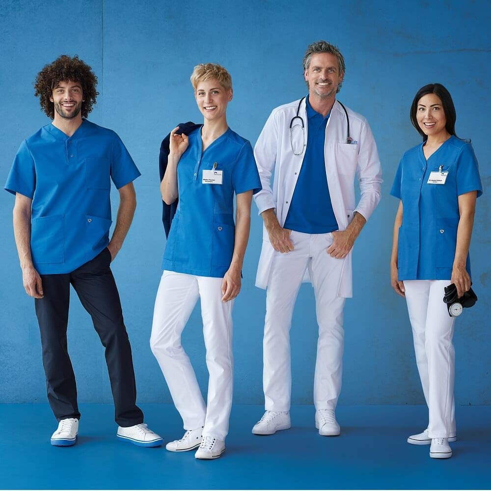 BP 1750 435 - Bata de trabajo para mujer, varios modelos, color azul
