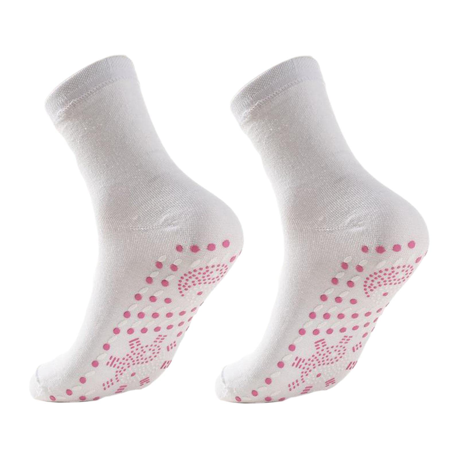 4xSelf Heating Socks Heat Insulated Warm Foot for Cycling Hiking Fishing White | Winter Sports | Accessories | Hand & Foot Warmers-image-14
