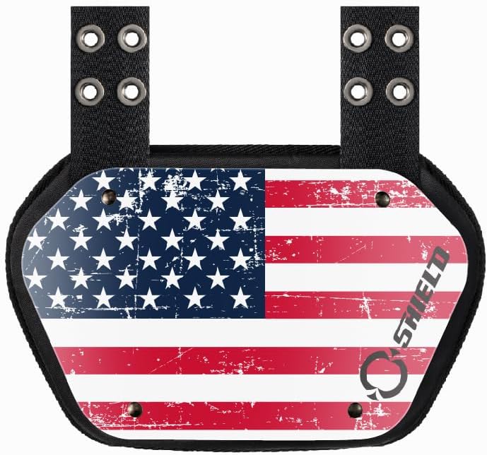 O Shield Flag Football Back Plate, Lower Back Pads for Football Players, Rear Protector
