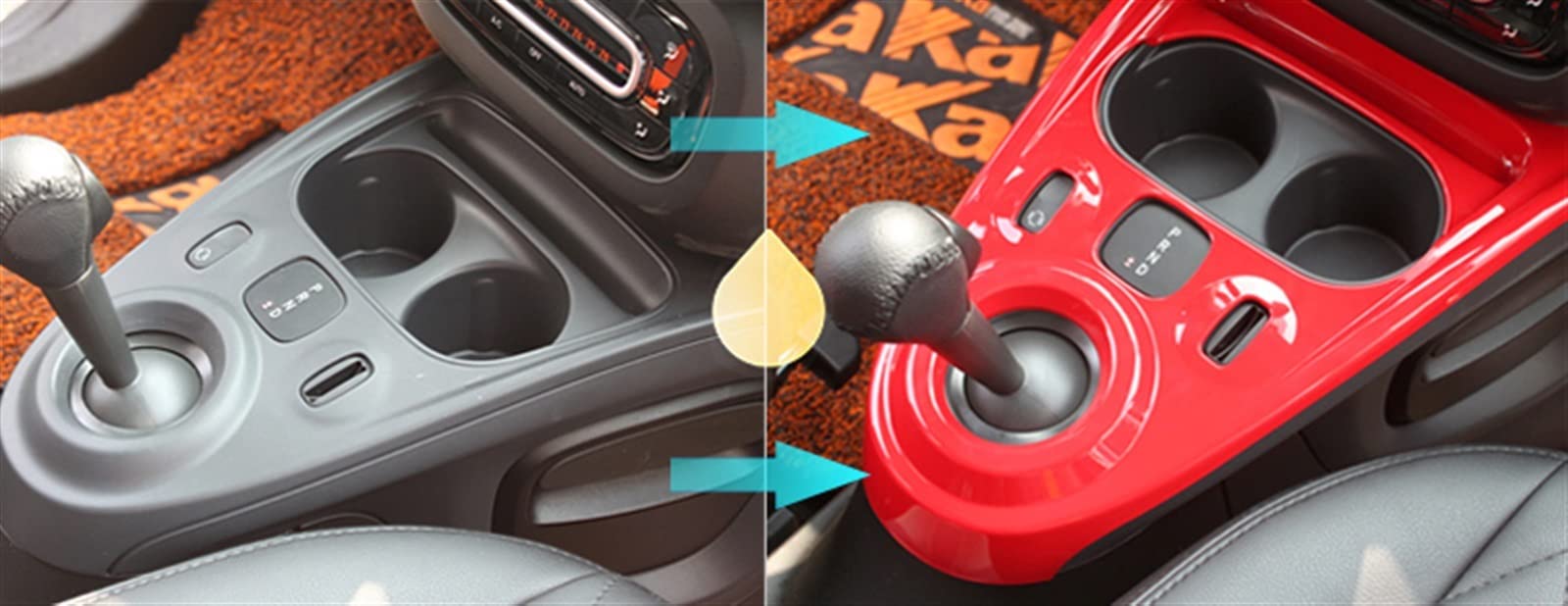 WOHOOD Kofferraumabdeckung Für Smart Fortwo 453 2015-2023 - ABS Innenraum Abdeckung Schwarz