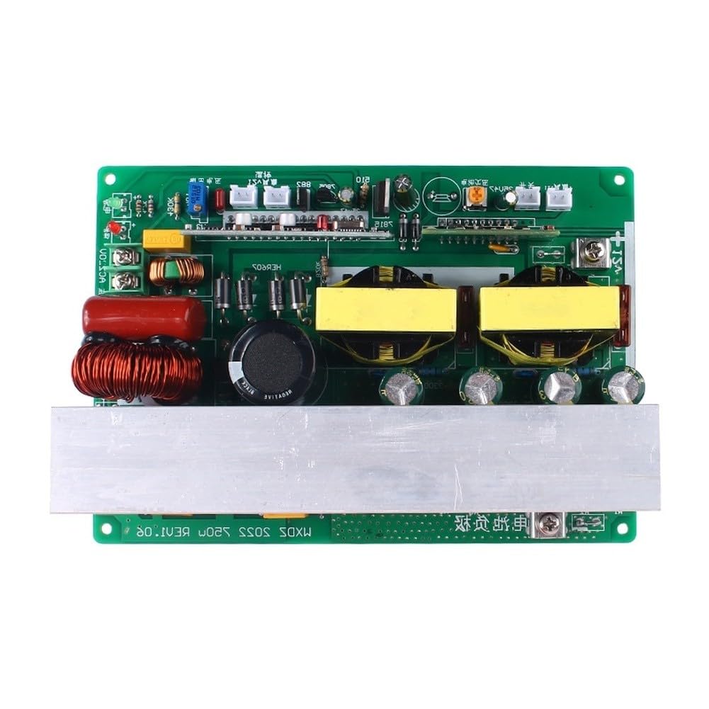 Inversor de onda sinusoidal pura, 600 W, potencia continua, 1000 W, punta CC, 12 V, 24 V, 48 V a CA 220 V, transformador de voltaje con refrigeración inteligente, compacto para camping
