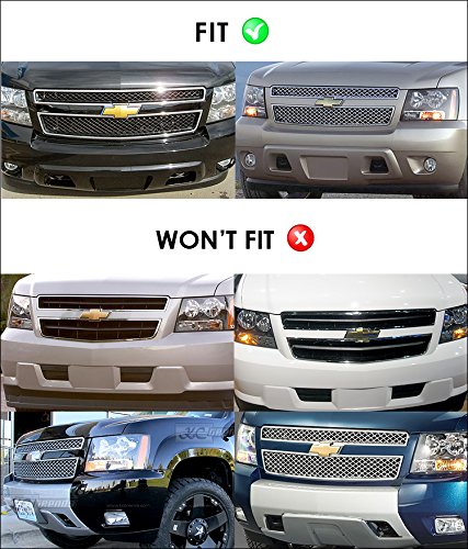 APS Stainless Steel Billet Grille Insert For Chevy Avalanche Suburban Tahoe 2007-2014