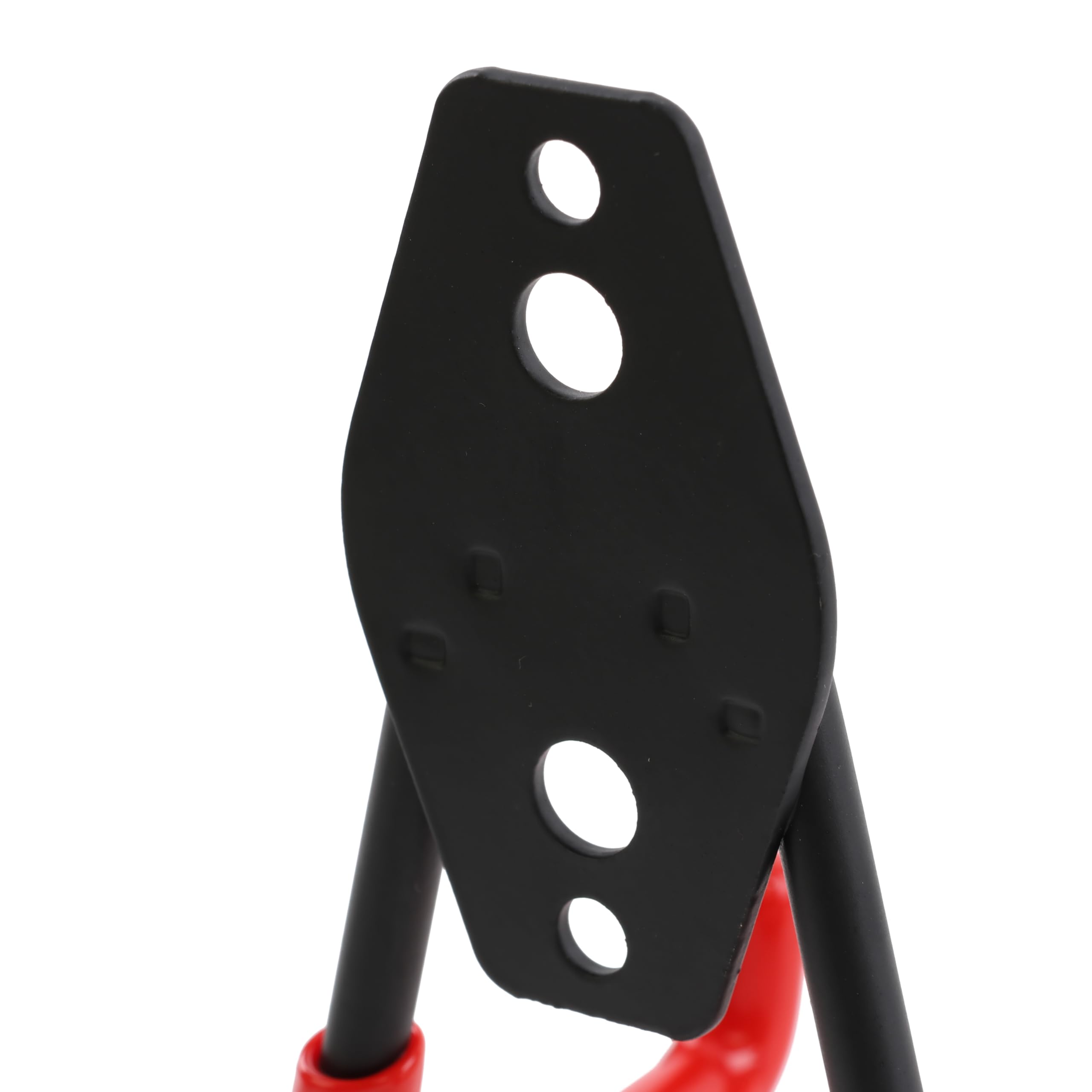 botle Set di 10 ganci da parete per utensili elettrici, dritti da 19 cm, stabili con rivestimento in PVC, per garage, capannoni, ganci per scale e pale, doppio gancio, portata fino a 25 kg