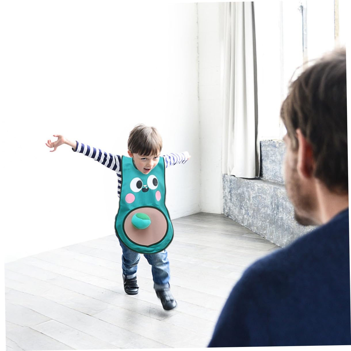 VICASKY Chaleco de Bolas Adhesivas 1 Juego Oxford Poliéster para Niños
