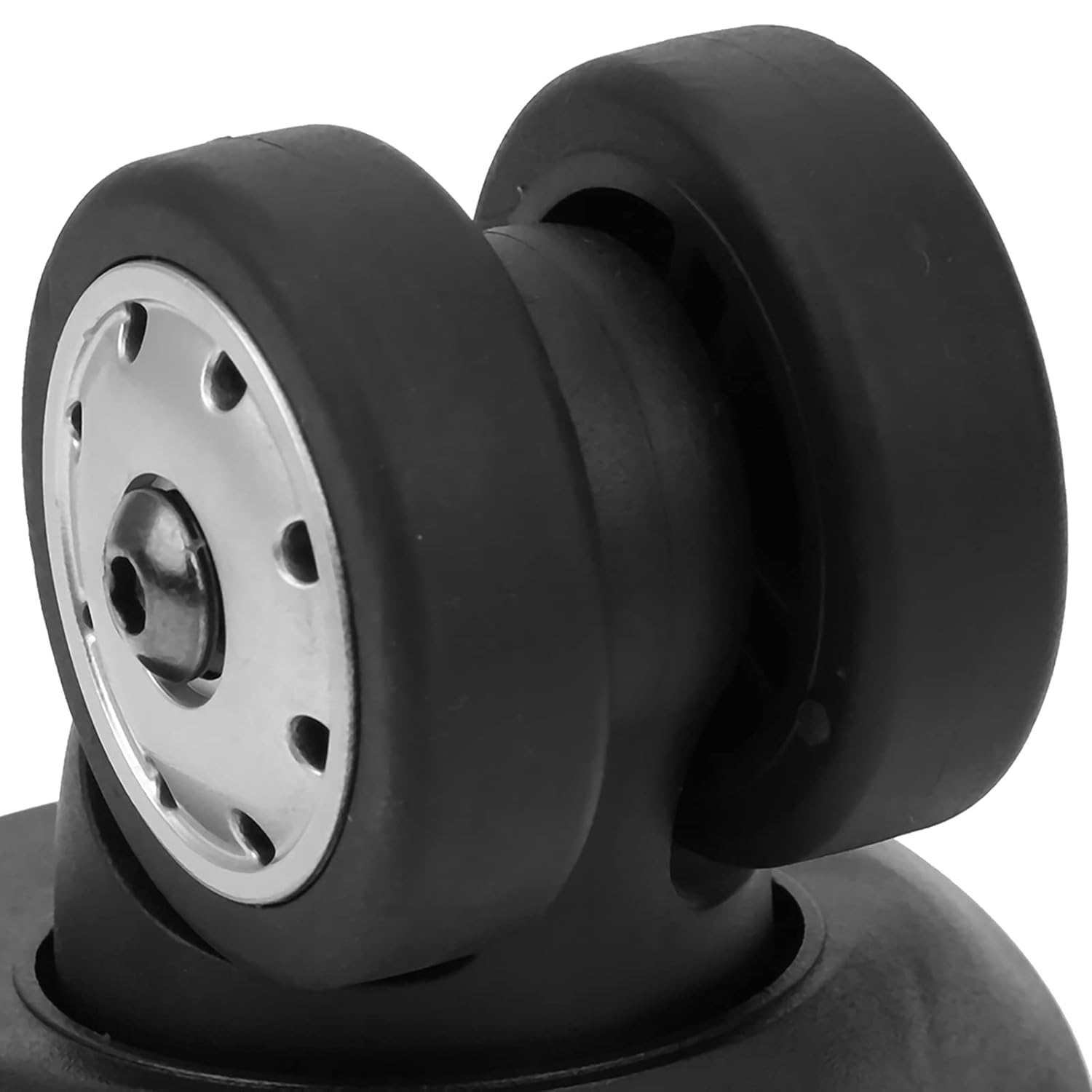Teror A88 Multi-Hole Wheel,2Pcs A88 Small Black Trolley Suitcase Casters Universal Wheel Replacement Outdoor