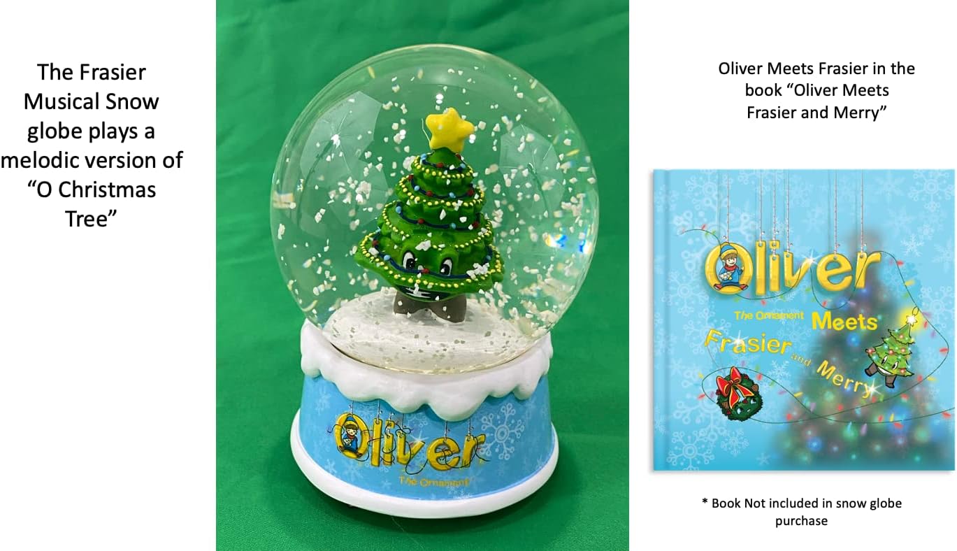 Oliver the Ornament Musical Snow Globe Frasier