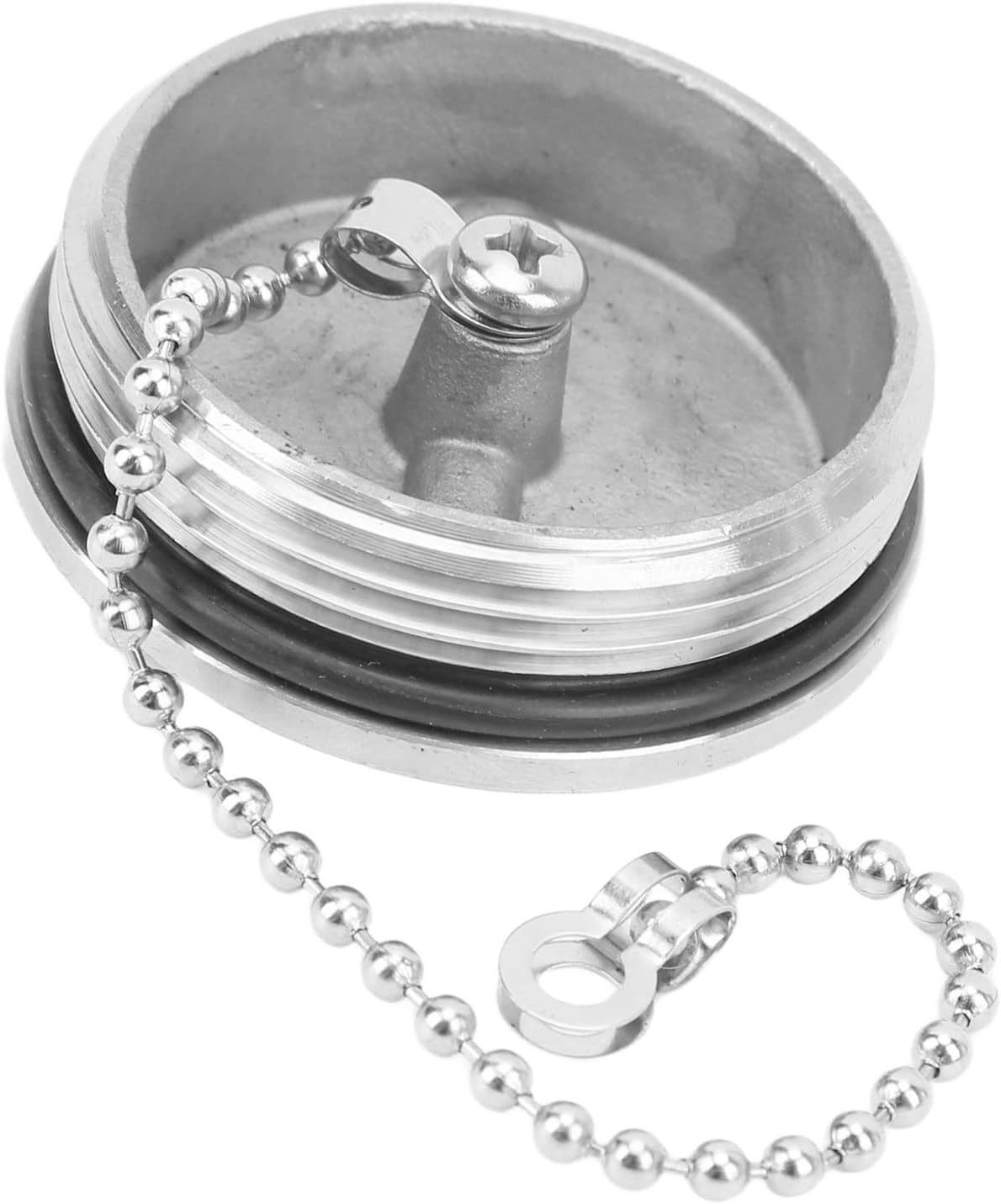 Tappo del Serbatoio del Carburante per Barche da 44 mm, Tappo Serbatoio Carburante per Barca Acciaio Inossidabile 316 Lucidato Porta di Riempimento per Hardware Marino Accessorio