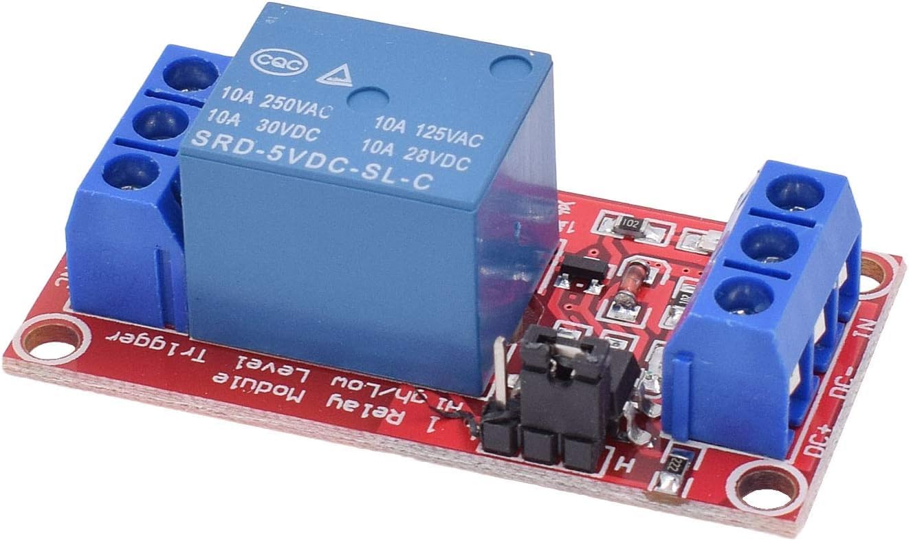 REES52 DC 5V Relay Module 1-Channel Relay Switch with Optocoupler Isolation High/Low Level Trigger (B0CFR1FP5R) Amazon Price History, Amazon Price Tracker