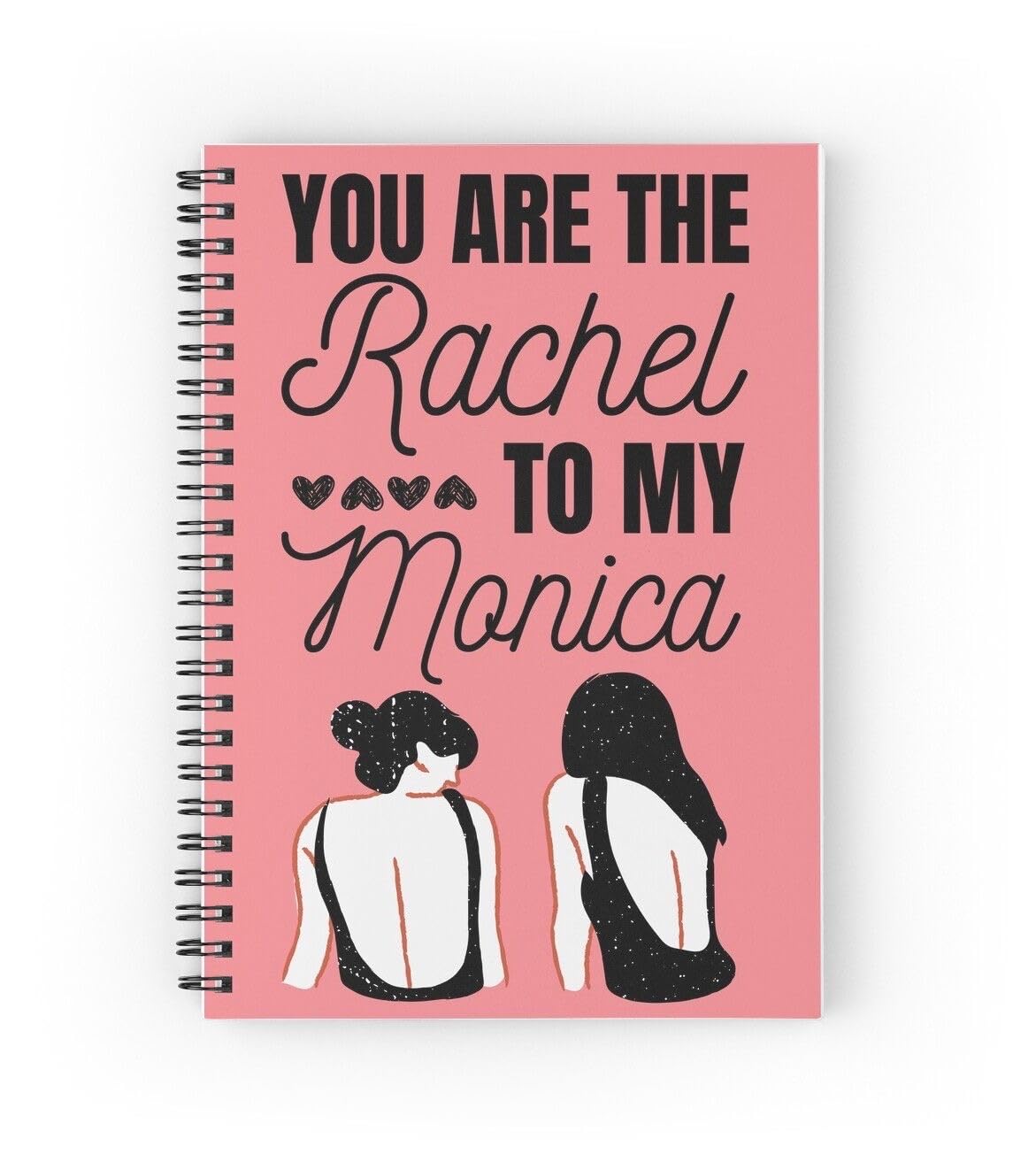 CRAFT MANIACS FRIENDS RACHAEL TO MY MONICA A5 RULED 160 PAGES NOTEBOOK + FREE PERSONALIZED NAMR BOOKMARK FOR LOVERS OF FRIENDS SITCOM