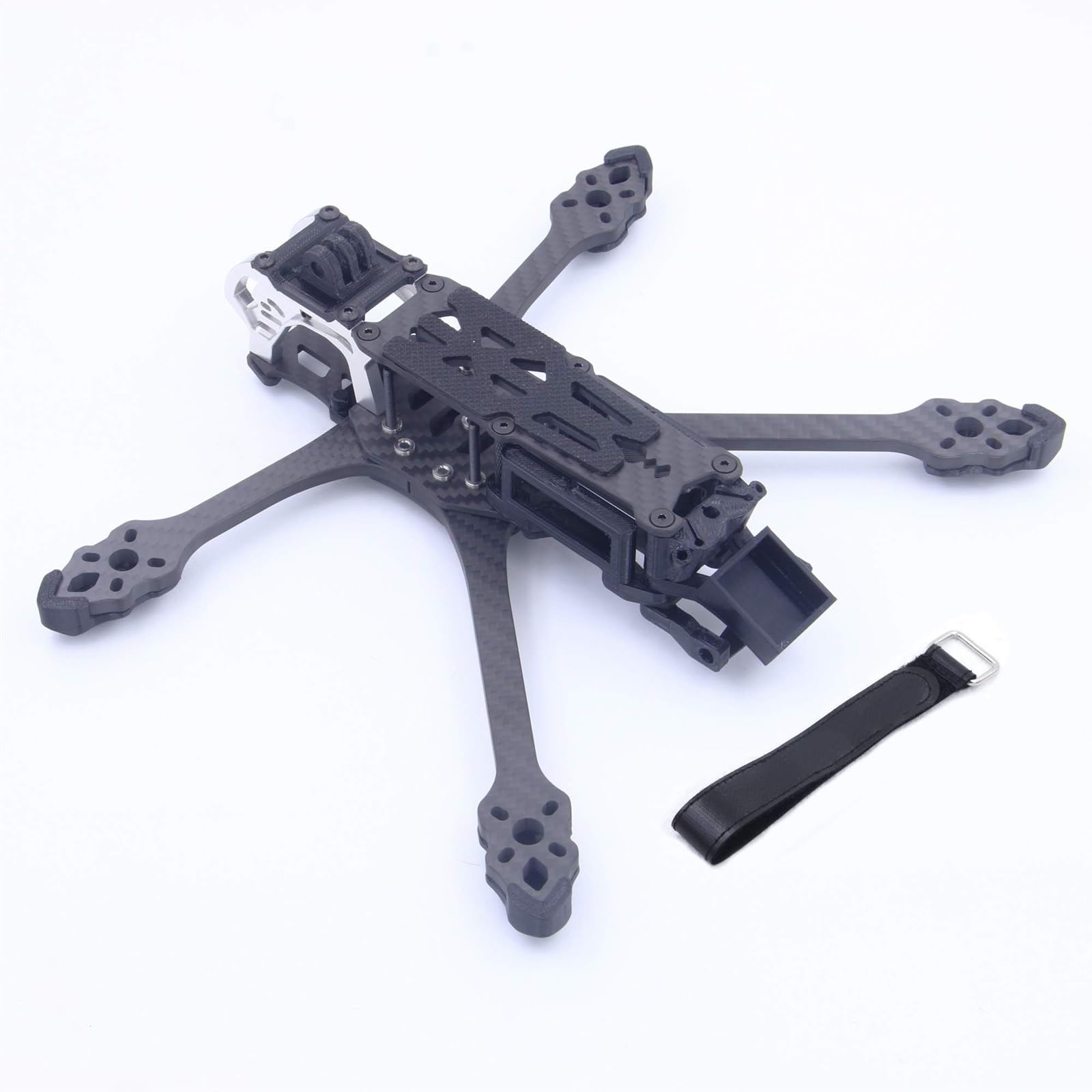 IWBR Mark5 MK5 DC DeadCat Struttura FPV Kit Telaio 5 pollici In Fibra di Carbonio for O3 Aria Unità Vista RC Quadcopter Racing Drone parti fai da te (Size : D digital black)