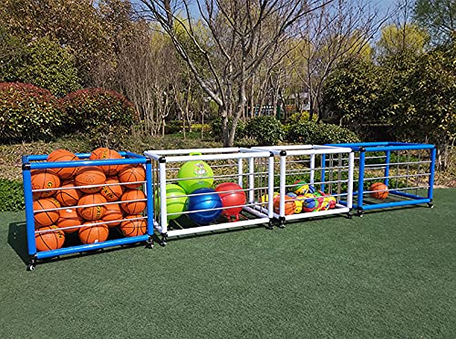Ballenkar De Kooi Van de Sportuitrustingopslag, Op Zwaar Werk Berekende Organisator Van Sportuitrusting met Wielen… - Image 6