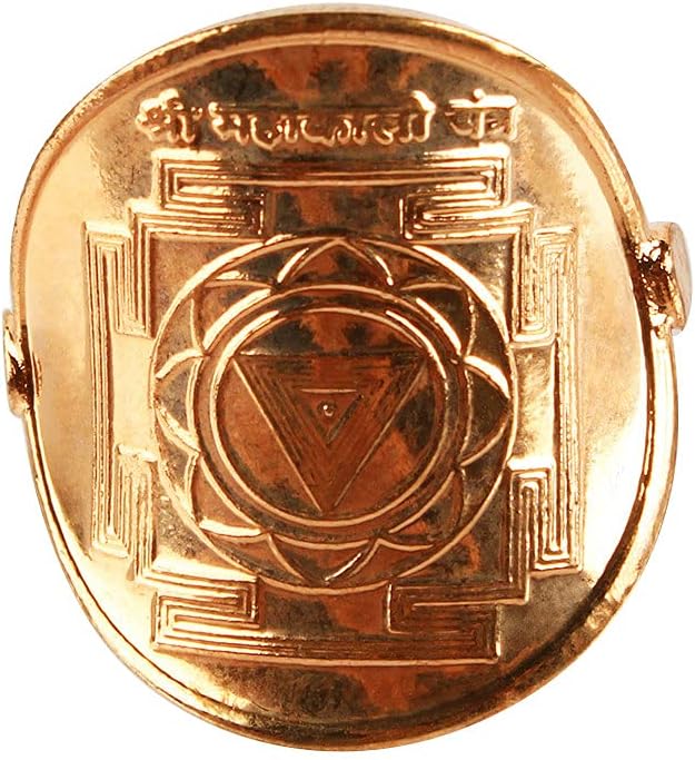 Rudra CentreShree MahaKali Yantra Ring in copper