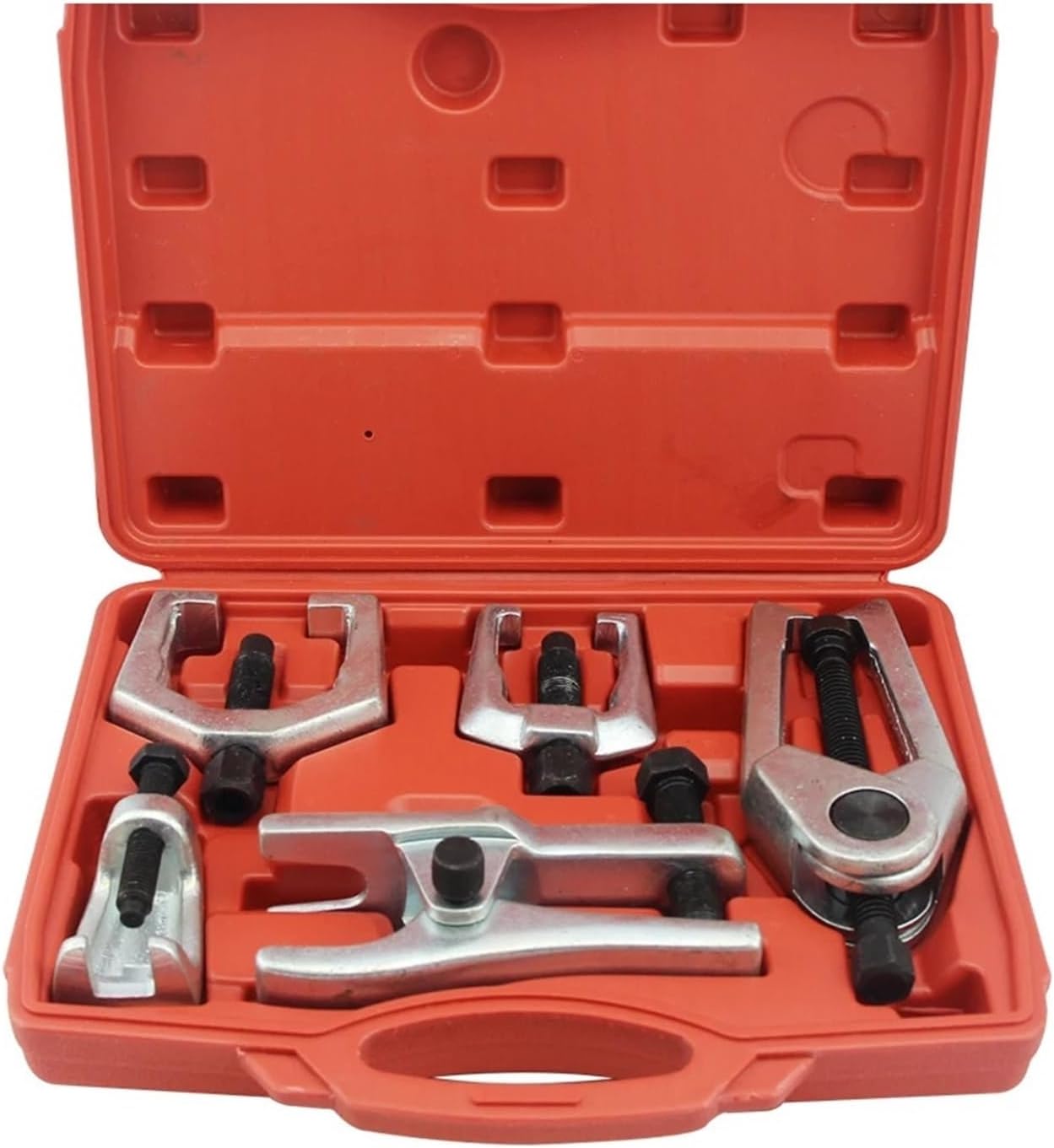 5pcs Front End Service Tool Kit Pitman Arm/Tie Rod End Puller Ball Joint Separator Tie Rod Remover Car Repair Tool