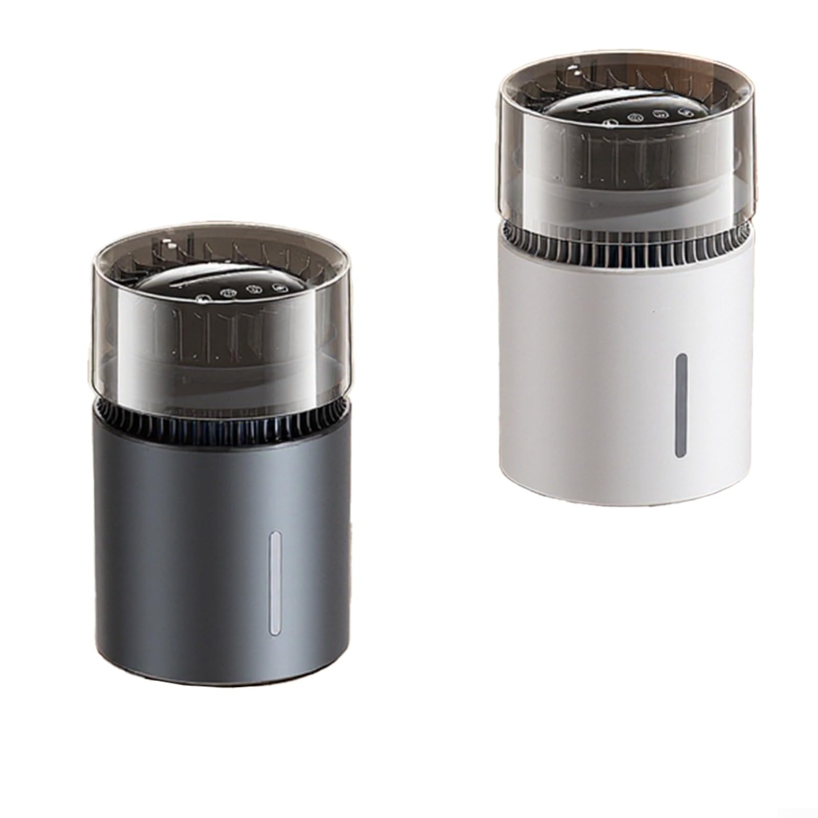 Negativo per umidificatore a ioni con grande capacità da 5 litri e regolazione a 100 livelli, per camera da letto e ufficio, silenzioso, alimentato tramite USB, nero (B bianco)