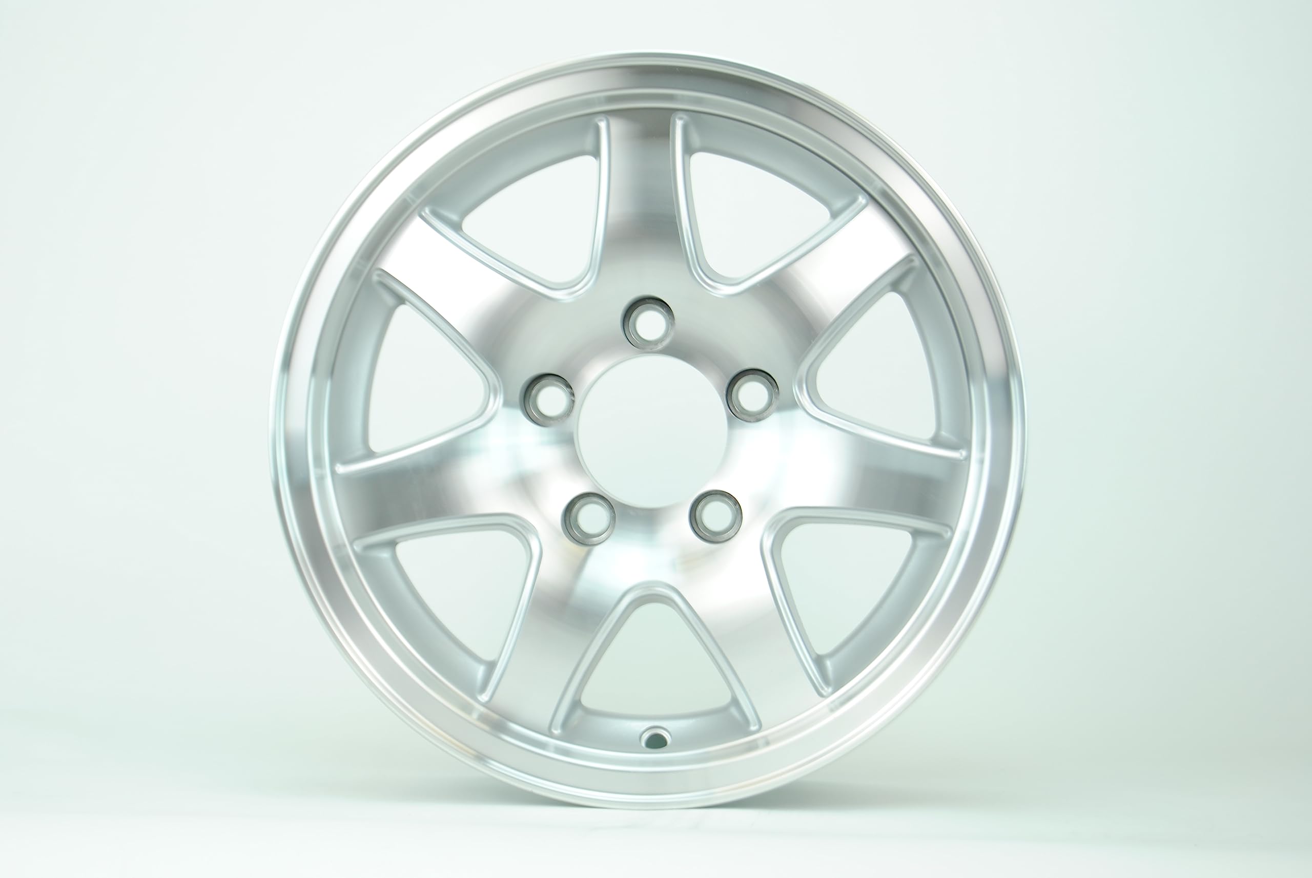 Amazon.com: 14 inch Aluminum 7 Spoke Trailer Wheel 5 Lug 5