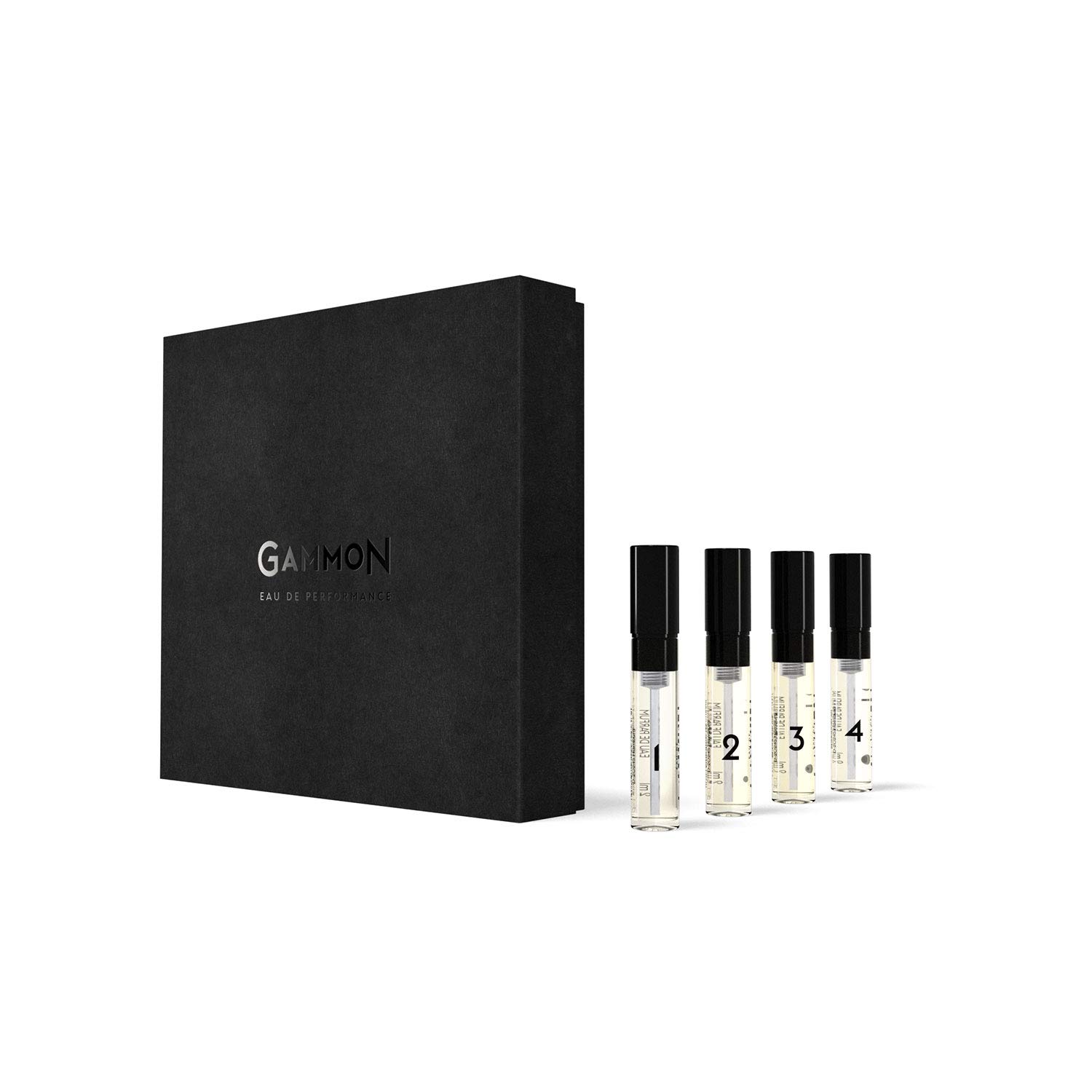 GAMMON Black Styles Parfum Explorer-Set (4x2 ml), das Parfum Set mit allen 4 GAMMON Männer ...
