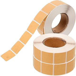 NAMOARLY 3Rollos Etiquetas De Reparación De Objetivos Calcomanías Kraft Autoadhesivas para Múltiples Superficies para Manualidades