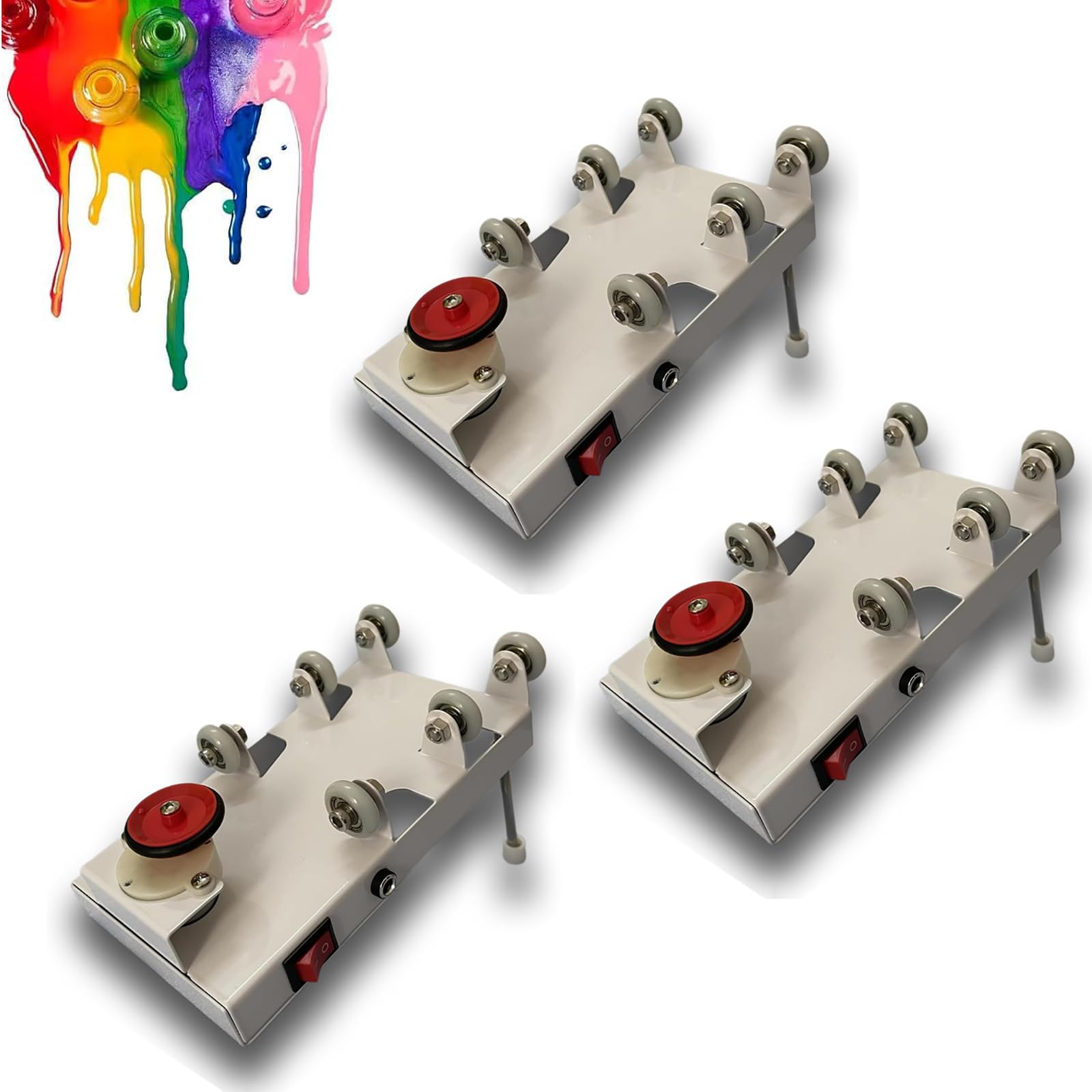 Mezclador Vortex, Agitador De Pintura Modelo, Agitador De Pintura Modelo DIY, Máquina Agitadora De Tinta, 107 Rpm, Puede Contener 1 Botella De Tinta De 1 Litro (incluidas Botellas Pequeñas De 500 Ml)