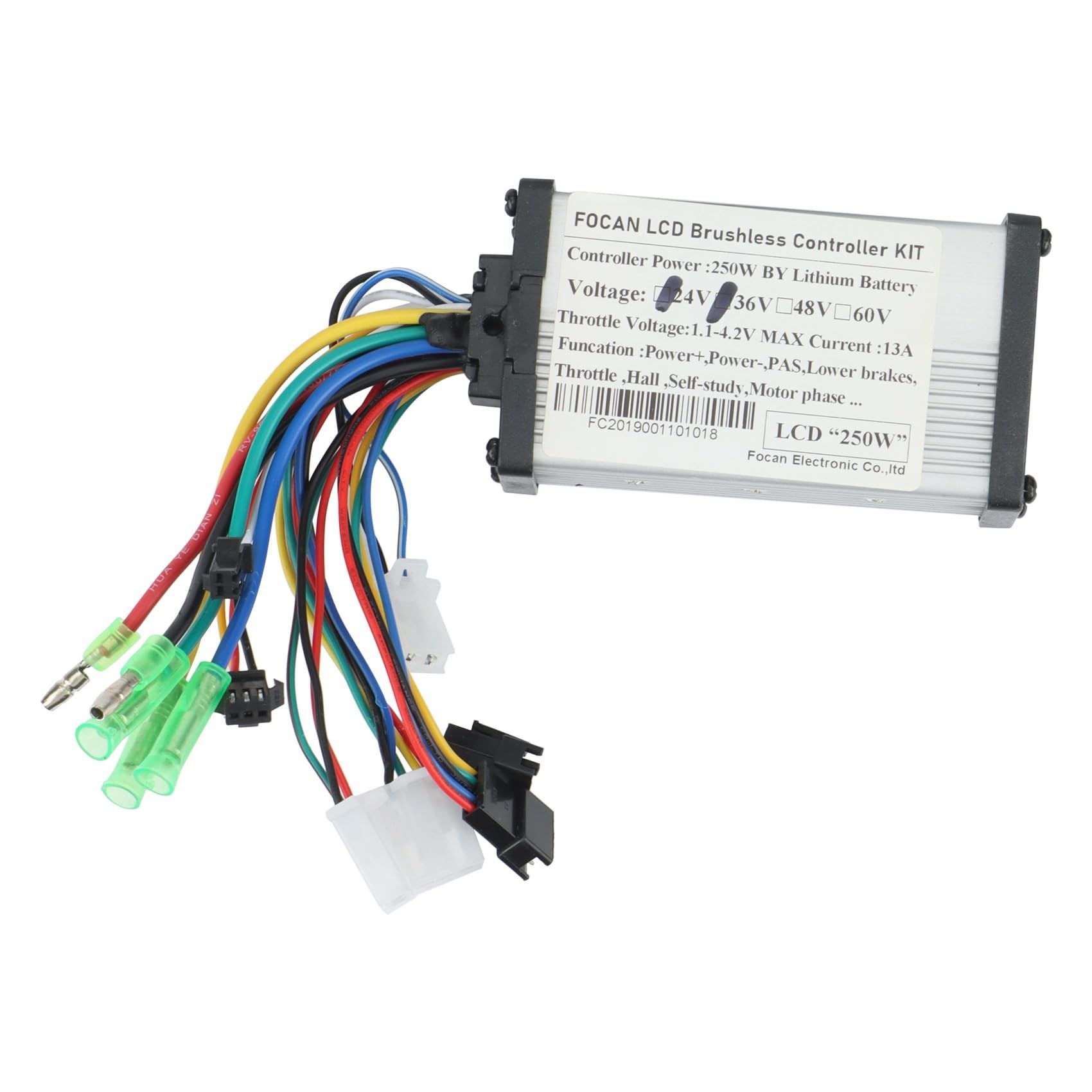 Xibany Motorized Scooter 24/36V 250W E-Bike S850 LCD Display Brushless Motor Controller Kit for Electric Bicycle Scooter Folding Bike Equipment Motorized Scooter, XIBANY001