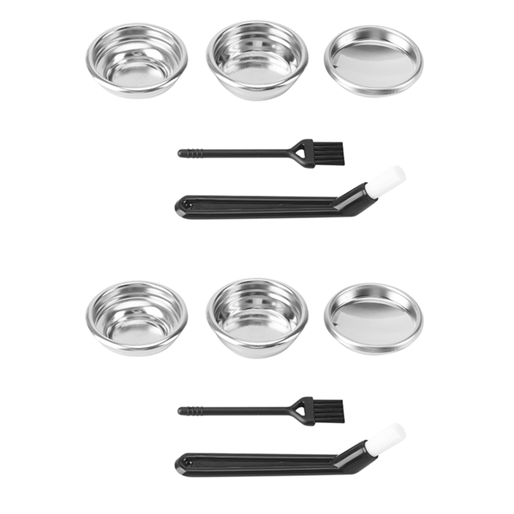Hndhbfgrt 2 Set 58mm Filter Basket Cup for Espresso Bottomless Portafilter,for 9,La Marzocco,E61 Gemilai