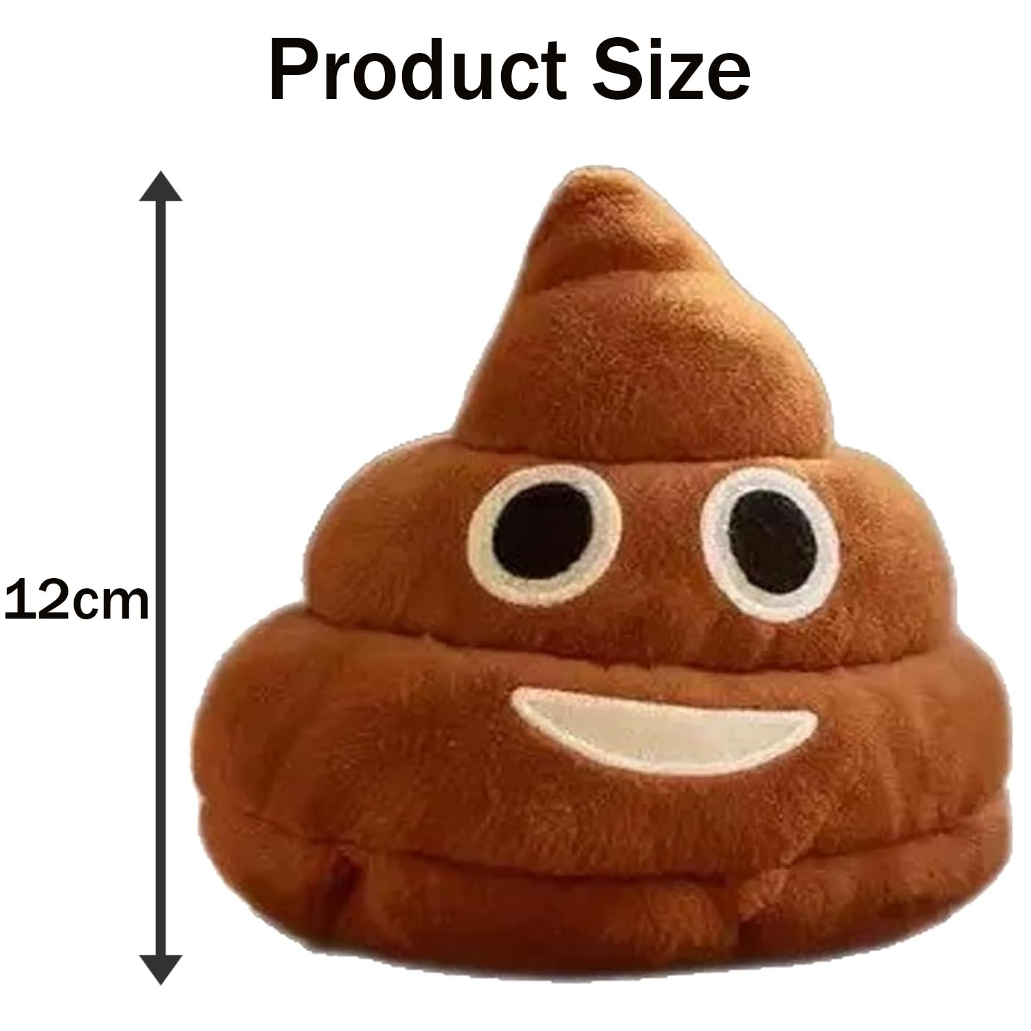 Funny Talking Poop Plush Toy, Farting Dog Toy with 6+ Different Fart Sounds, Emoticon Poop's Stress Toys - Image 4