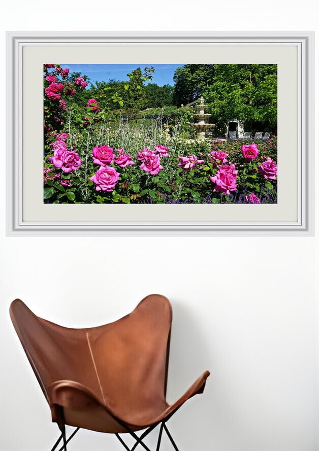 JVERF - JZZJ25020 Netherlands Parks Roses Sculptures Arcen Limburg| Self-Adhesive Painting | Frameless