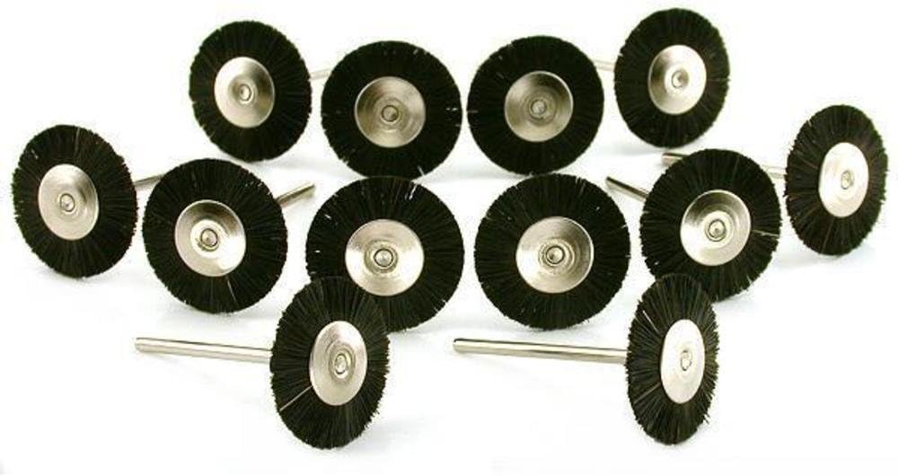 12 Jewelry Polishing Brushes Rotary Metal Buffing Tool Power Rotary