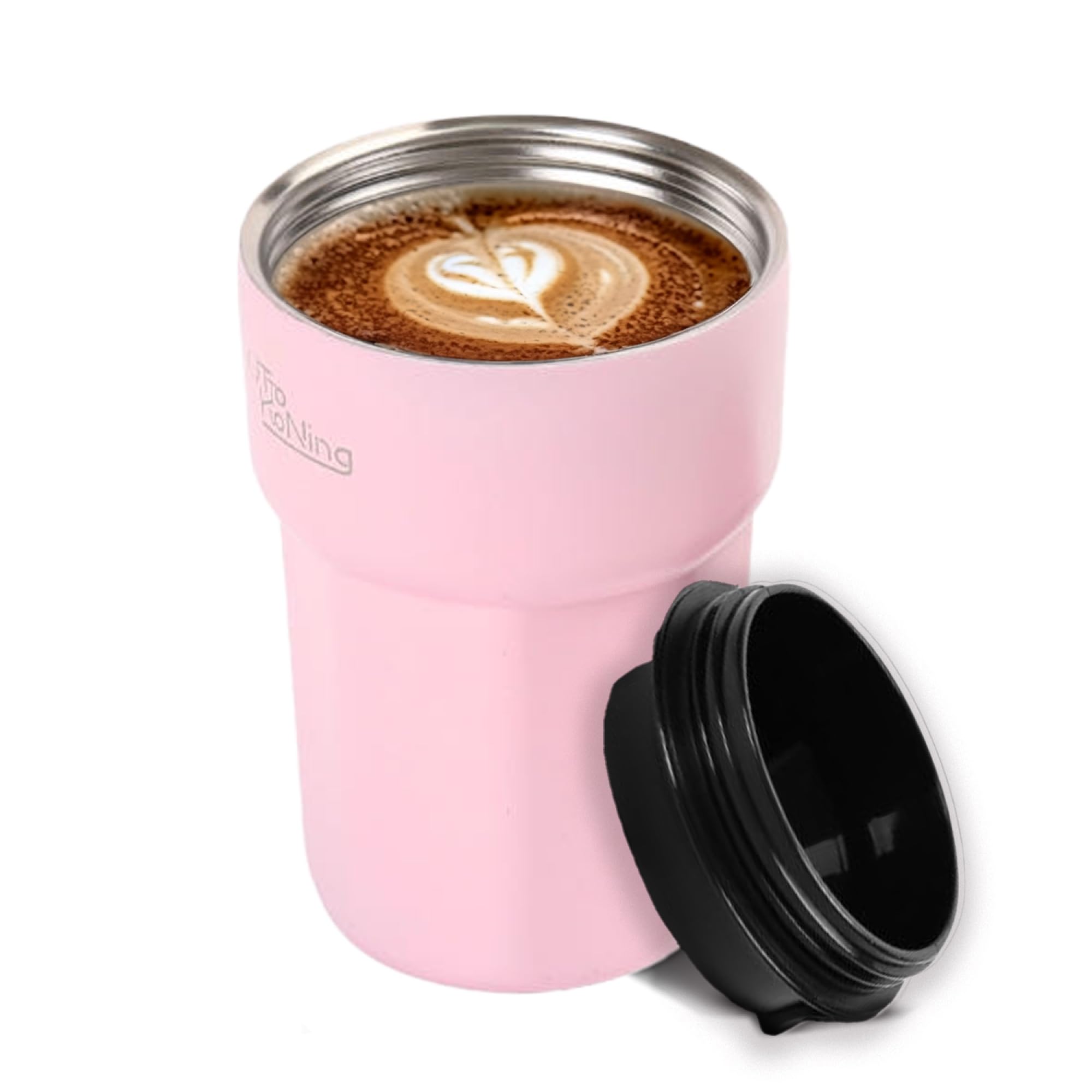 Otto Koning Termo Café 350ml. Taza de Café 100% a Prueba de Fugas, de Acero Inox sin BPA. Vaso Termo Café para llevar, Vaso Térmico para café, agua, té caliente y frío — view 2