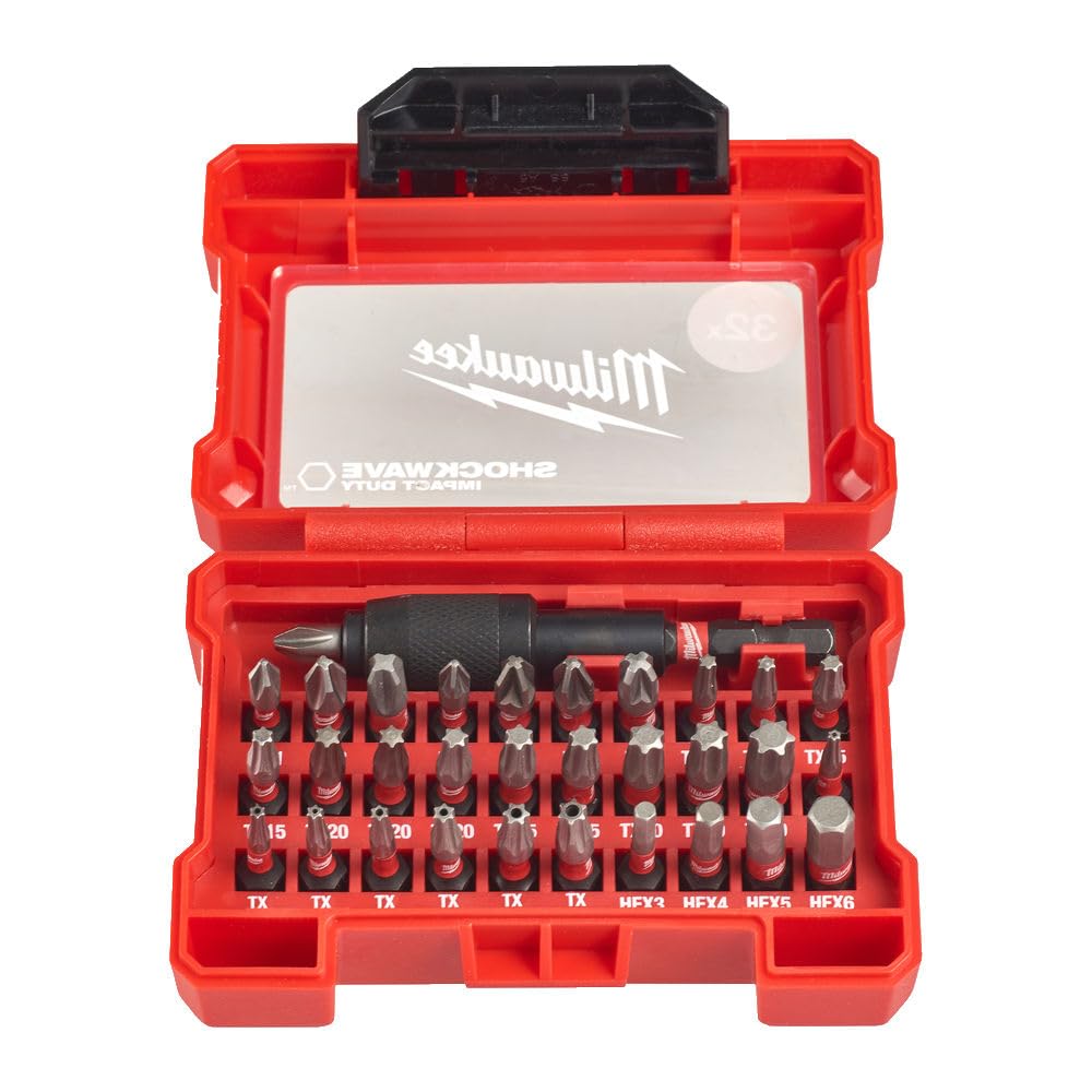 Milwaukee Shockwave 4932464240 Compact Bit Set 32-Piece
