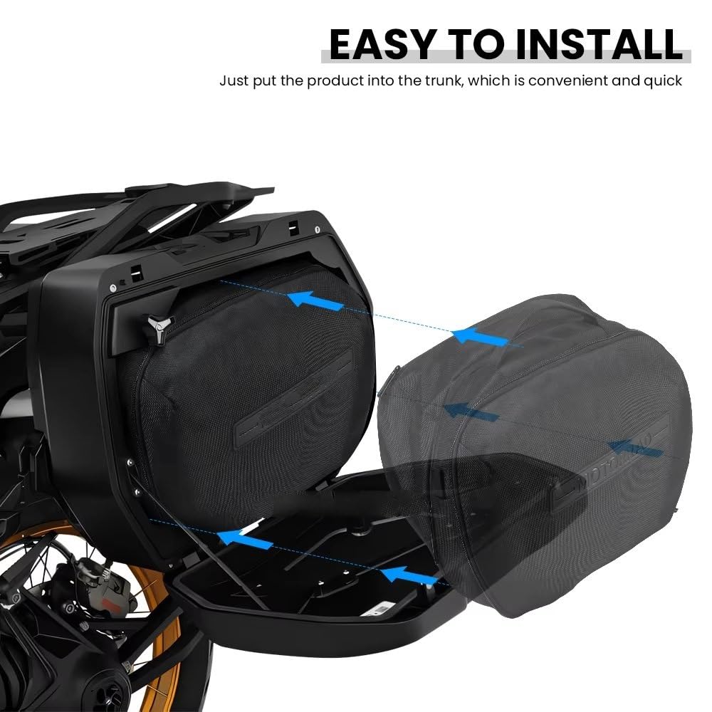 Moto Borsa Posteriore Per BMW R1300 GS R 1300 GS (2023-) Borsa Interna Per Valigia Moto Borse Laterali Viaggio Impermeabile Borsa Per Attrezzi(Left Bag)