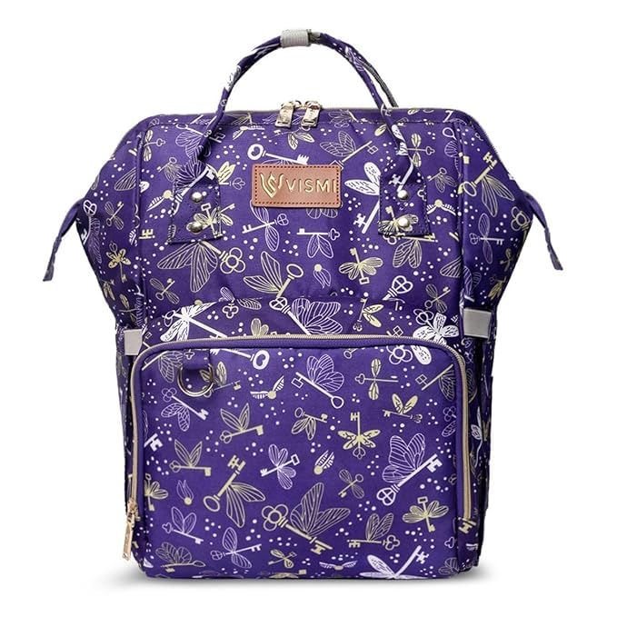 Image of VISMIINTREND Diaper Bag Combo for Mother for Travel | Includes Mini, Large Diaper Backpack |Baby Diaper Bag | Maternity Bag for Hospital | Nappy Bags for Mom | Gift for New Mom |Baby Shower Gift