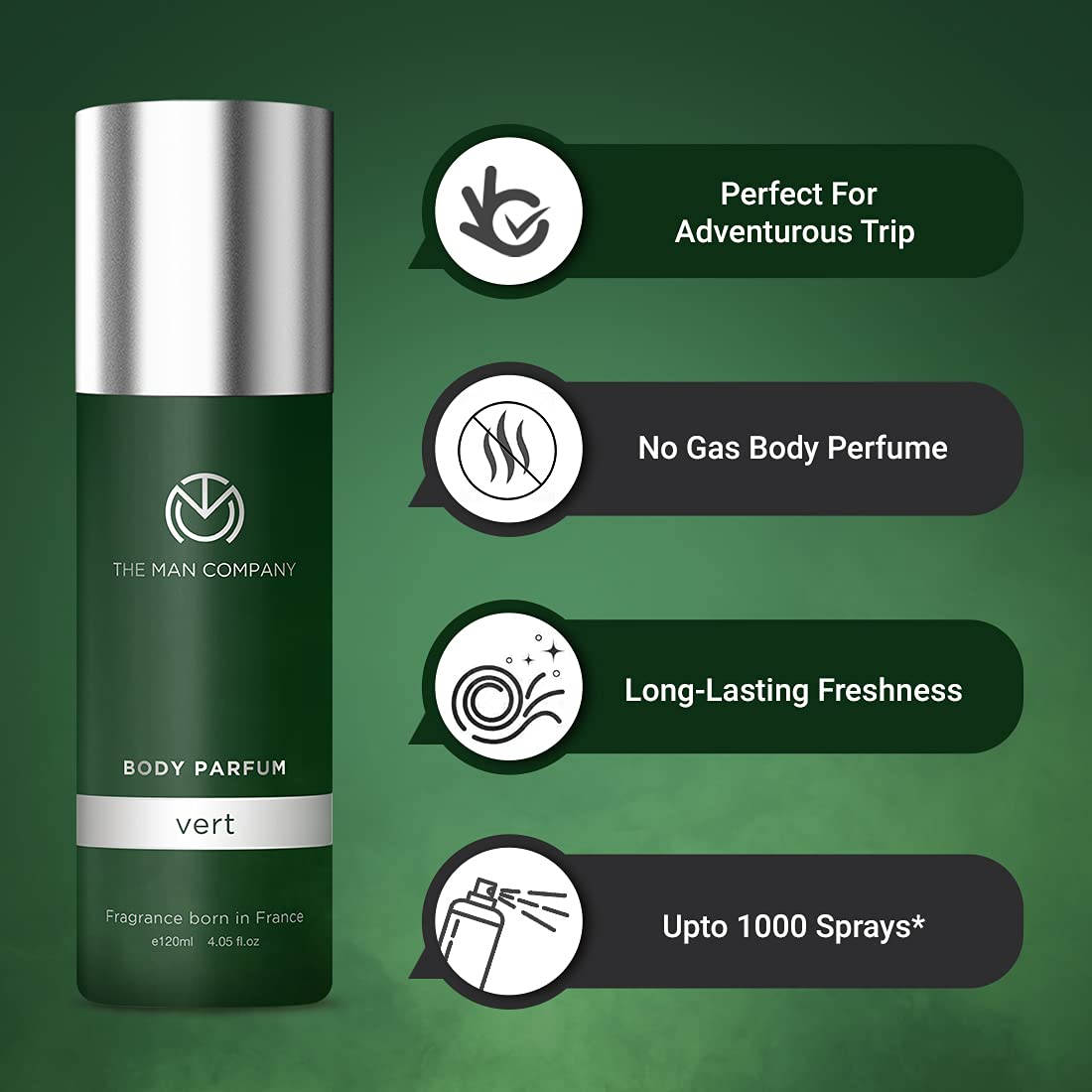 the man company perfume green