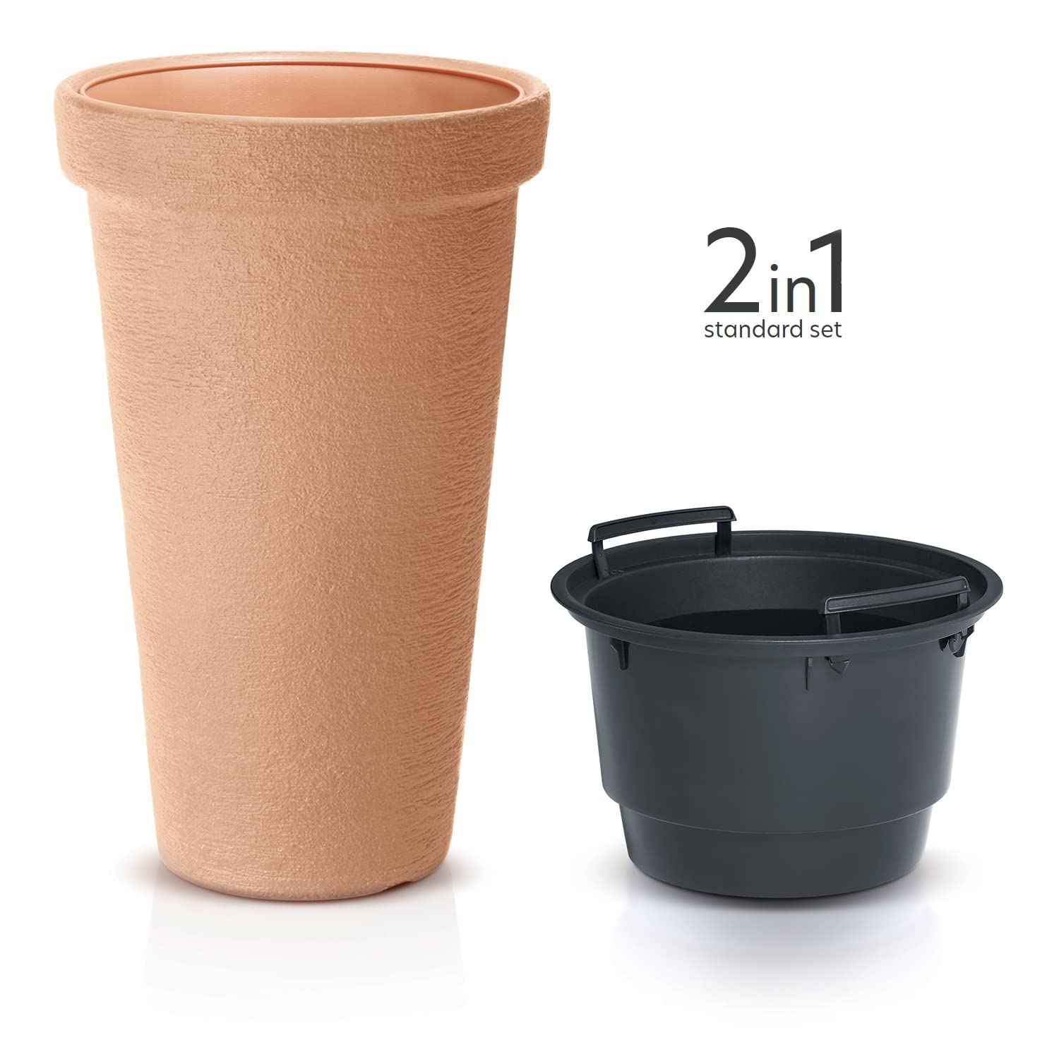 Coprivaso KADAX Coprivaso Beige Rotondo 17 cm Plastica