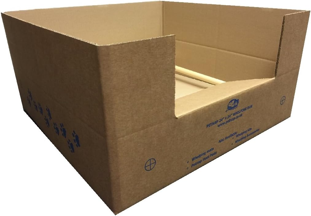 PetnapUK 24" Disposable Dog Puppy Whelping Box Welping Boxes
