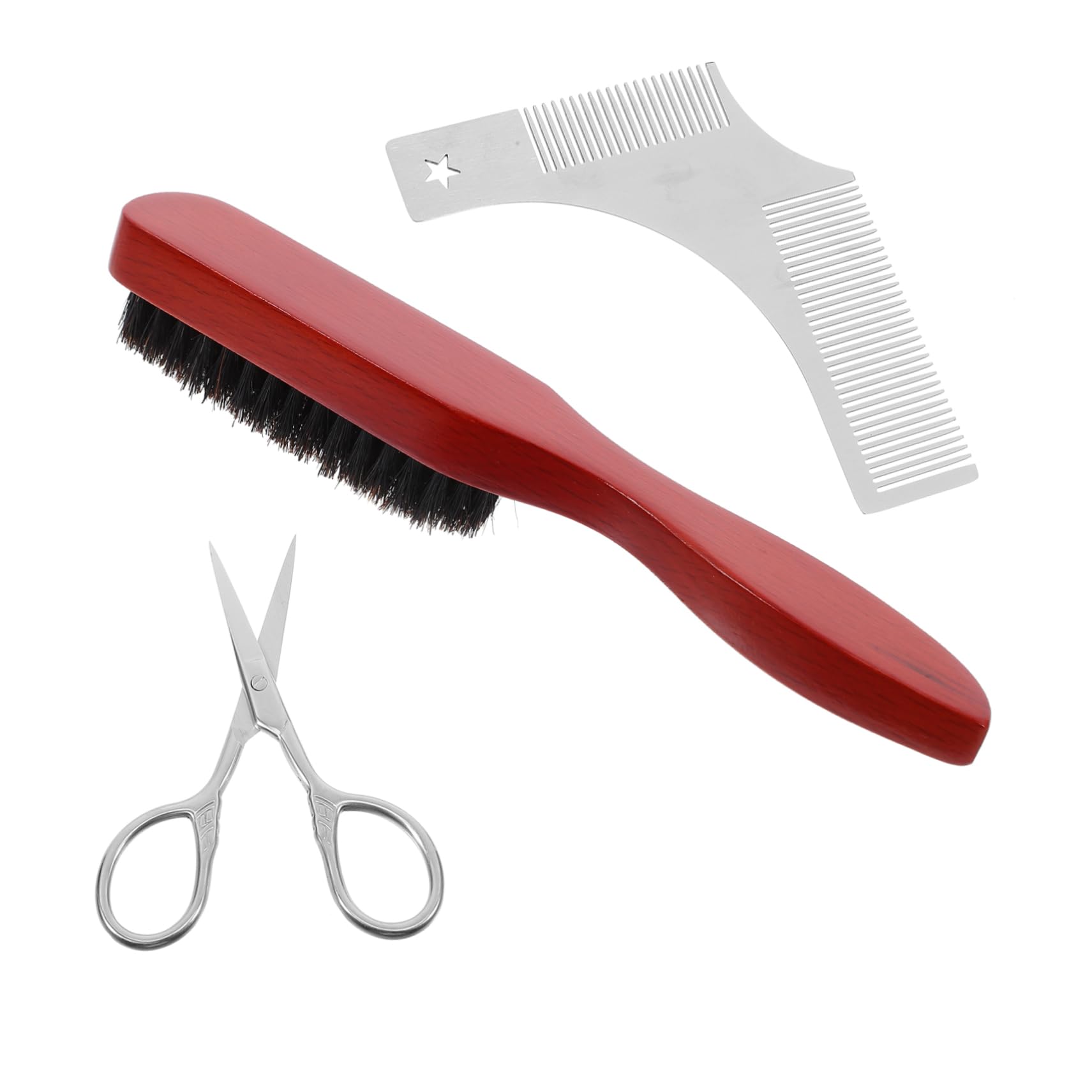 BIUDECO Beard Care Set 3pc Beard Brush Set Trimmer Storage Bag Travel Companion for Men