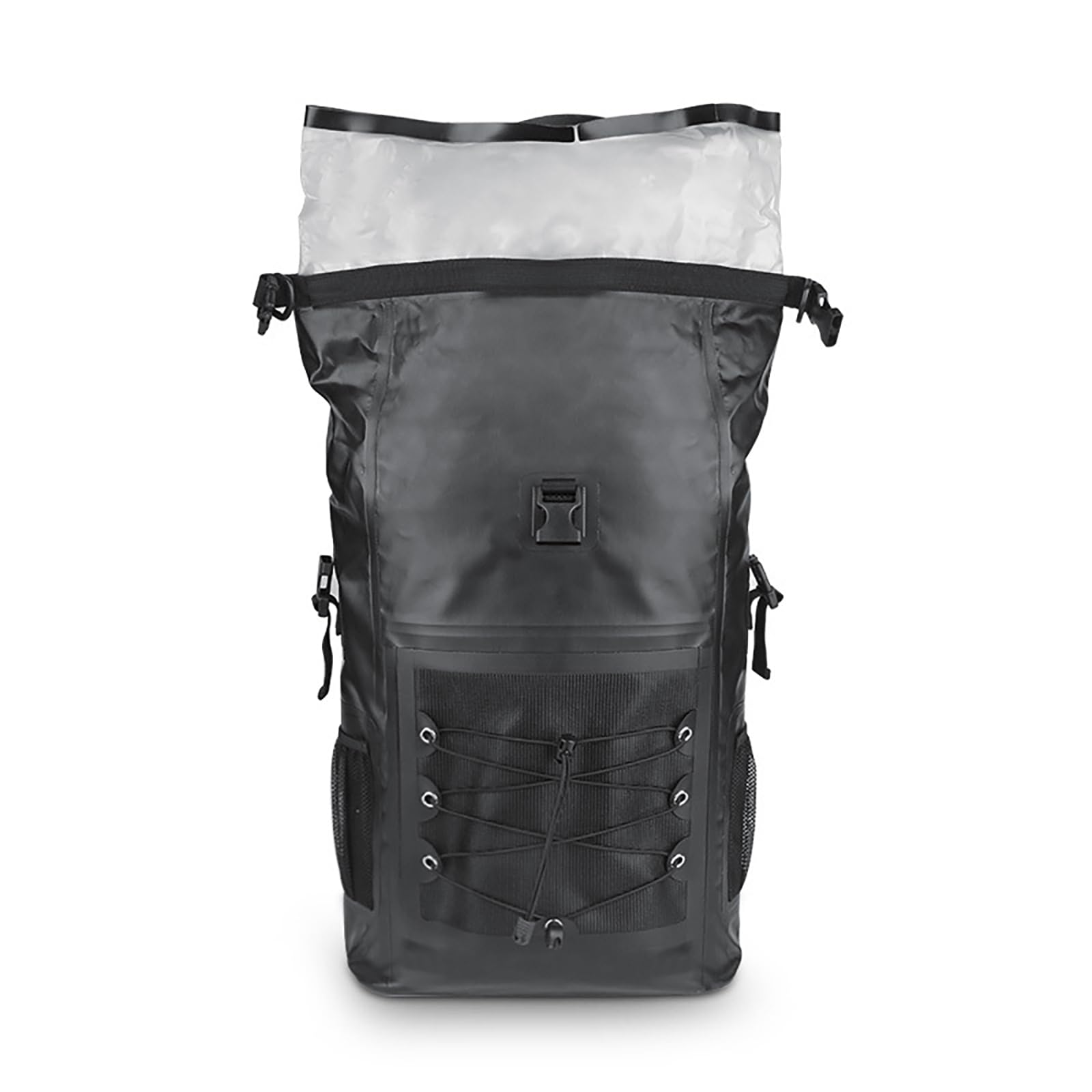 Zaino impermeabile da 25 litri, zaino da trekking leggero da viaggio per uomo e donna, campeggio, passeggiate, ciclismo, arrampicata, sport, Nero , 42 * 25 * 76cm