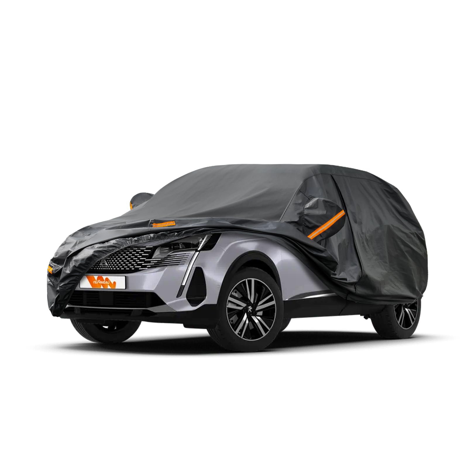 Kayme Funda Coche Exterior, Compatibles con Audi A3 Sportback(1996-2025), Cubierta para Coche Impermeable Transpirable Anti-UV Antipolvo de 7 Capas, Cubre Coche con Cremallera y Forro de Algodón. — view 57