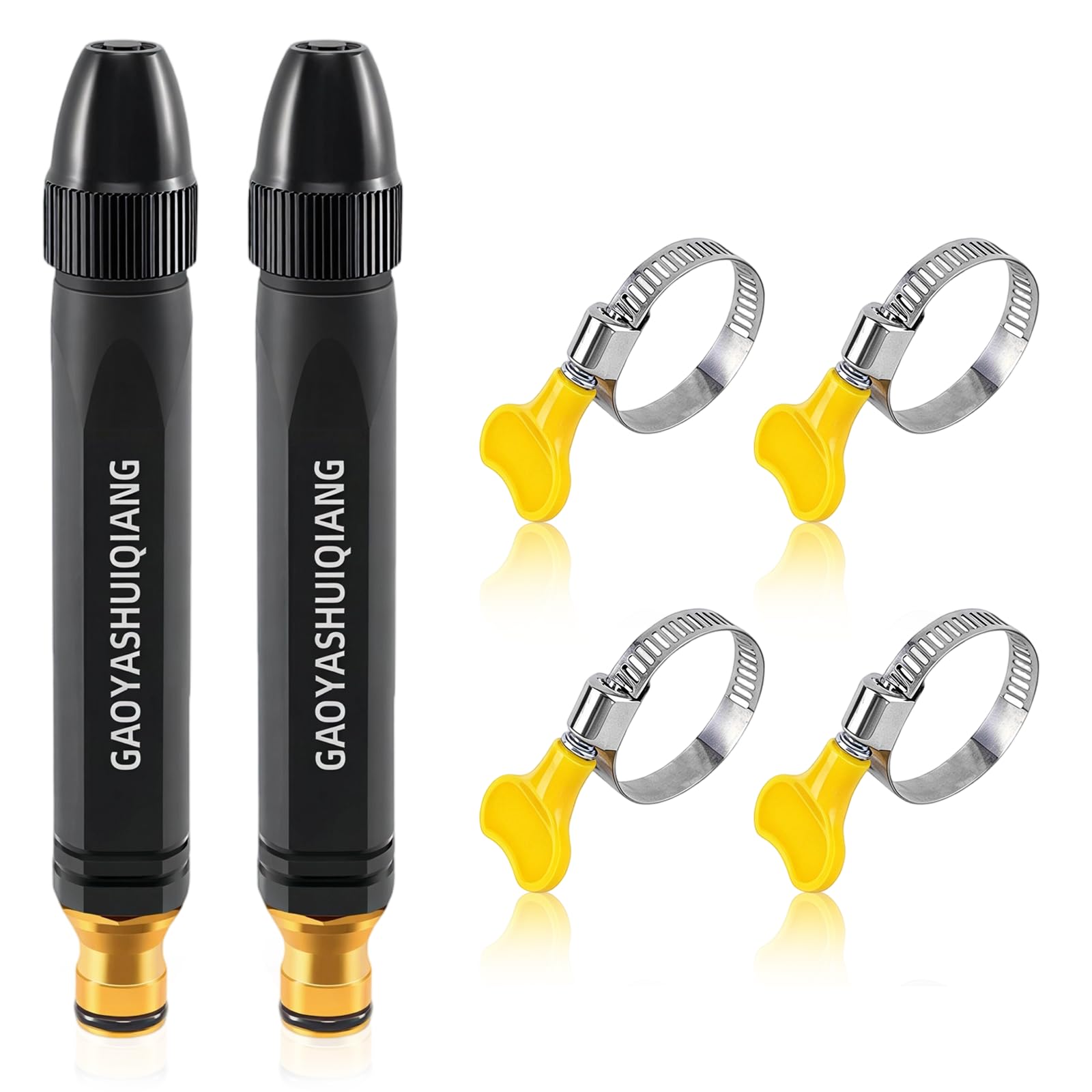 Photo 1 of 2 PCS Home High Pressure Water Gun with Booster Nozzle, Handheld Water Sprayer, Multi-Function Water Jet Nozzle for Car, Garden, Yard, Plant and Vegetable Watering