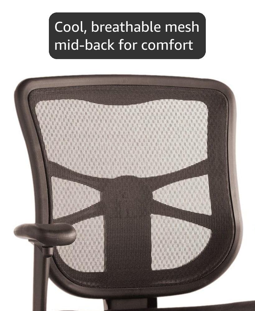 Amazon.com: Alera Elusion Series Mesh Mid-Back Multifunction Chair