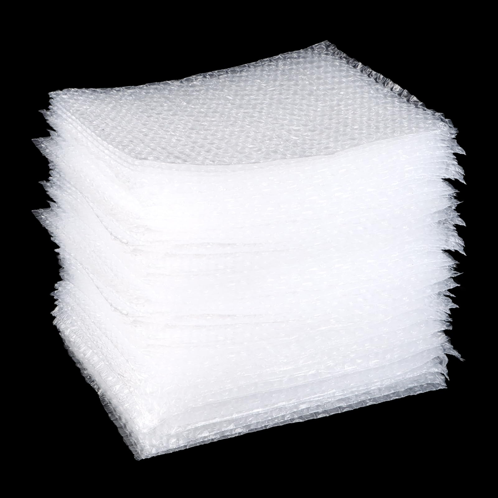 CYEER Lot de 50 Sacs à Bulles en Polyéthylène - 30 x 40 cm - Transparent - pour Emballage d'Expédition - Rembourrage Résistant aux Chocs