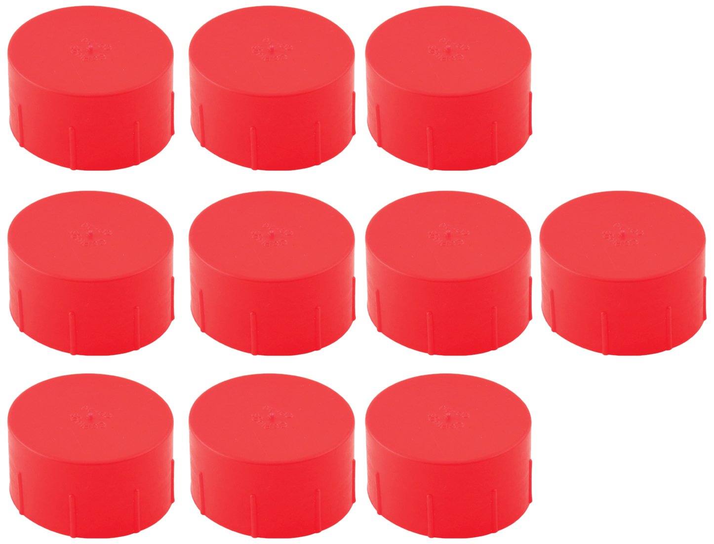 Allstar ALL50808 Red Plastic Fitting Cap for -20AN and - 1-5/8-12 Thread, (Pack of 10)