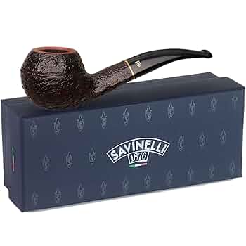 Savinelli Roma 601 ブラックステムタバコパイプ 52695669520-min.jpg