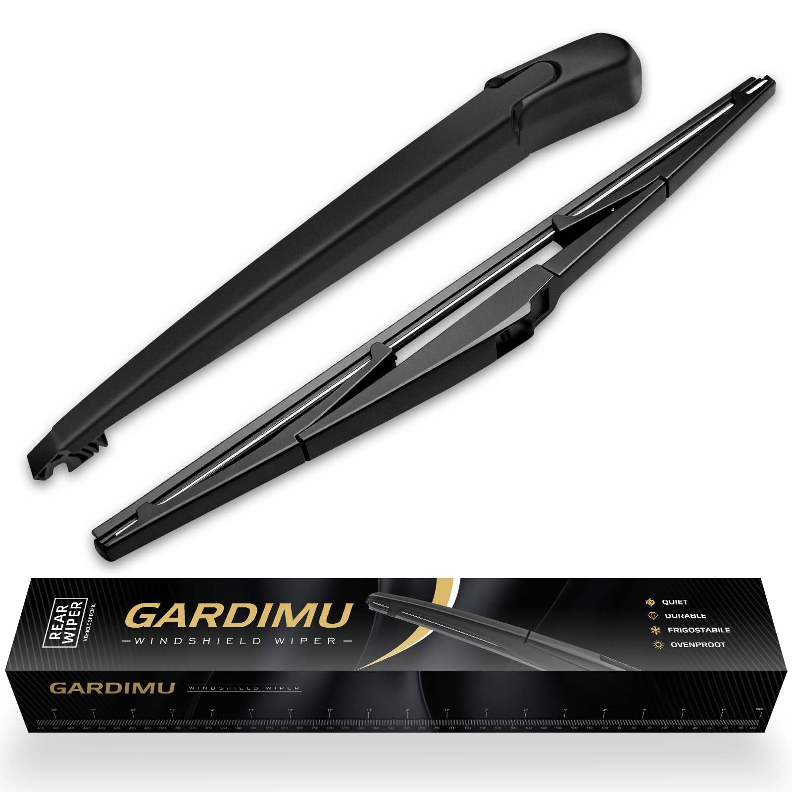 Rear Windshield Wiper Blade and Arm for Mazda CX-7 2007-2012
