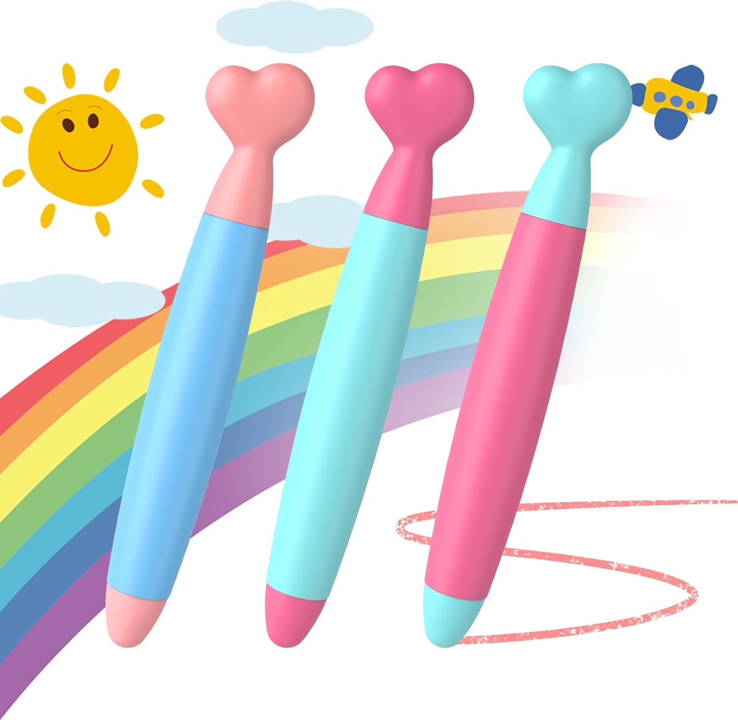 MEKO Stylus Pen for Kids Amazon Fire Tablet, 3 Pack Kid-Friendly Stylus Pens for Touch Screens for Fire HD Tablet 8/10, Kindle, Kids Samrt Watch, iPad Pro/Mini/Air, iPhone, Easy Grip Durable & Safe MEKO Stylus Pen for Kids Amazon Fire Tablet, 3 Pack Kid-Friendly Stylus Pens for Touch Screens for Fire HD Tablet 8/10, Kindle, Kids Samrt Watch, iPad Pro/Mini/Air, iPhone, Easy Grip Durable & Safe