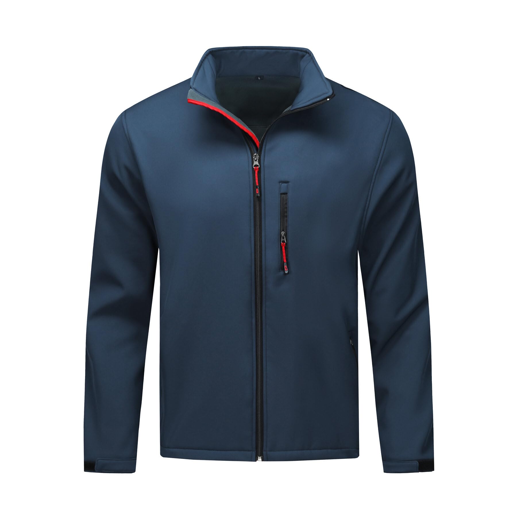 YOUTHUPMen's Jackets Micro Fleece Casual Windproof Jacket Outdoor Waterproof Windbreaker Full Zip Outwear