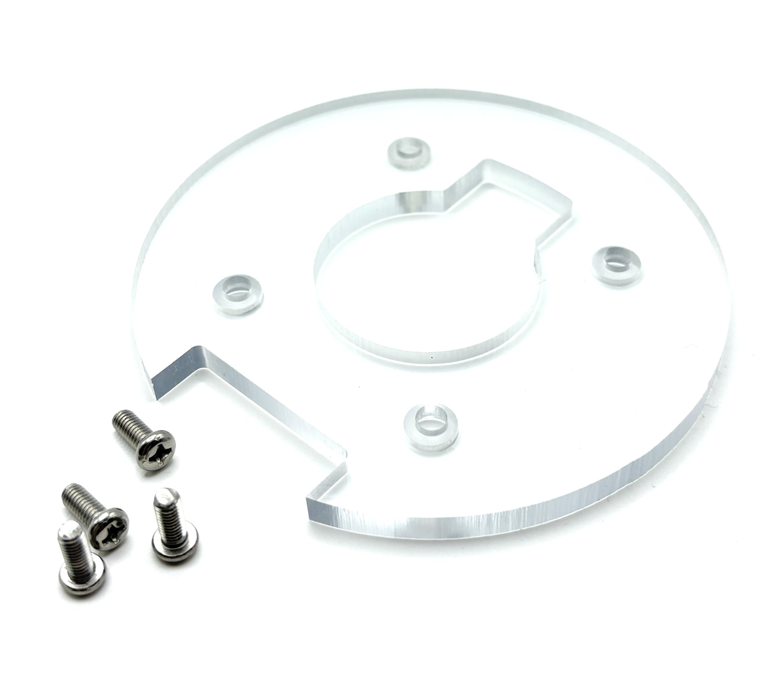 COEOPNC New 31-06-0032 Standard Fixed Base Plate 2723-20 Router with 4 Screws Parts Assembly for Milwaukee Replacement Accessories