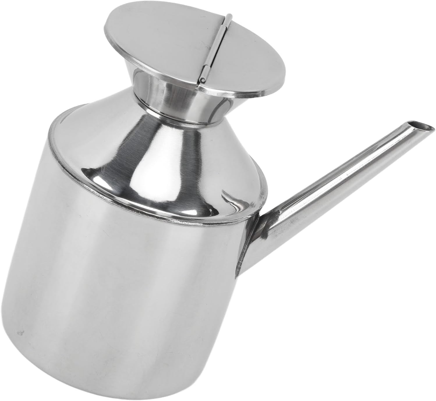 Tin Man Oil Can,O Oil Bottle,Stainl Steel Oil Can Multipurpose Oil Container Oil Dispenser Bottle for Soy Sauce Vinegar Cong Wine With Handle (Without Handle)