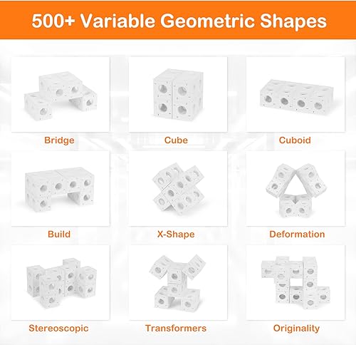 Miniatura 8 de Fidget Infinity Cube Toys Fidget Cubes Hand Held Magic Cube Cool Stuff Gadgets Cosas Regalos de Cumpleaños Únicos Niños Niñas Adultos Ansiedad